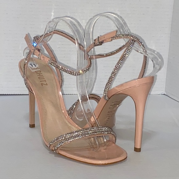 Schutz Altina Glam Patent Sandal in a sweet rose color Size 11 - Picture 10 of 12